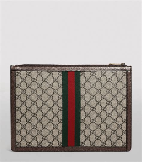 pochette uomo gucci|gucci zipper pouch.